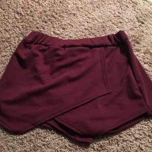 Crimson skort